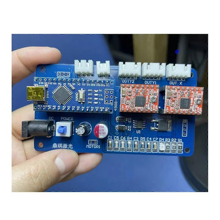 Плата керування кроковими двигунами Benbox GRBL | USB драйвер 2 осі | Контролер для лазерного гравера CNC DIY 12V 2A Київ - фото 3