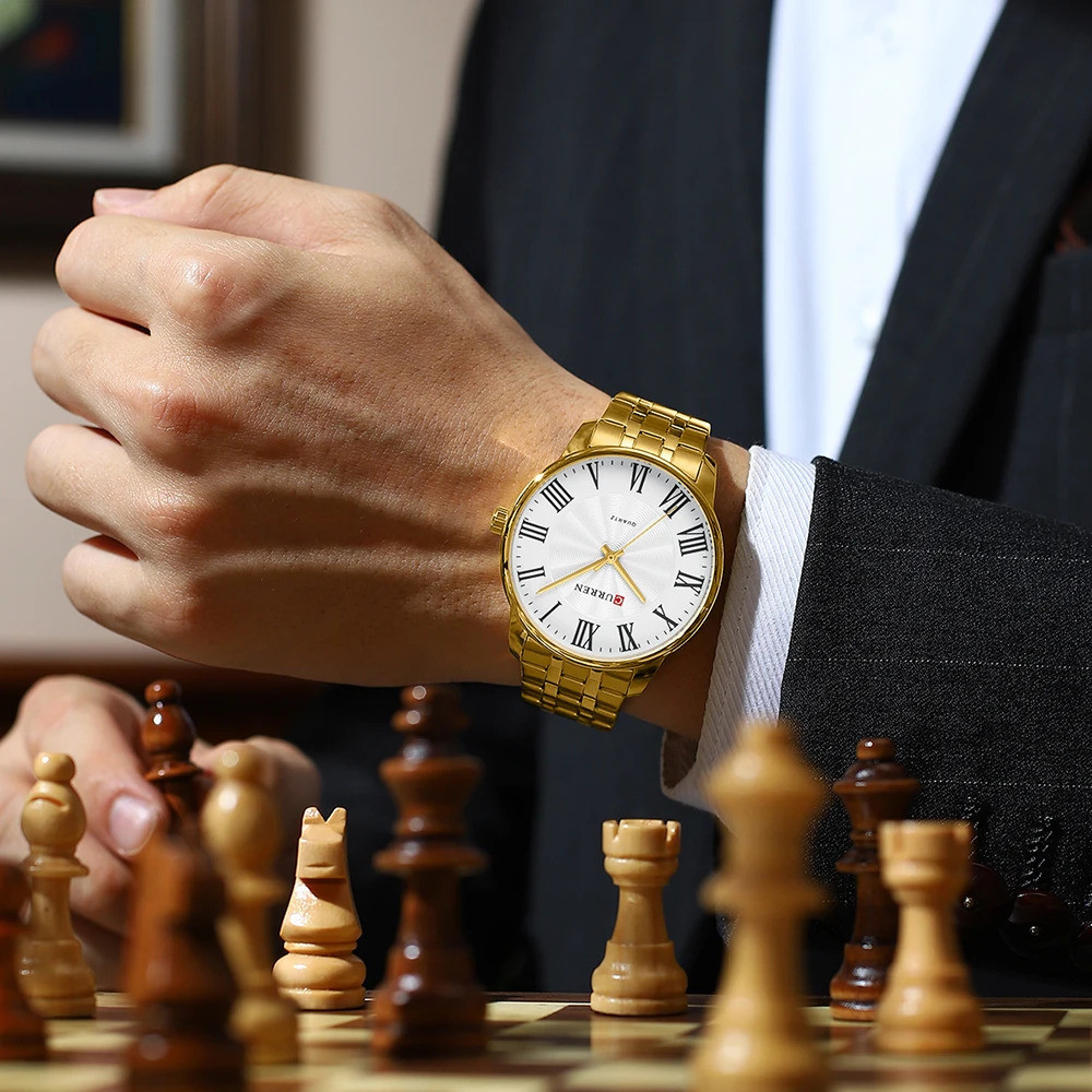 Curren 8422 Gold-White SBR Київ - фото 3