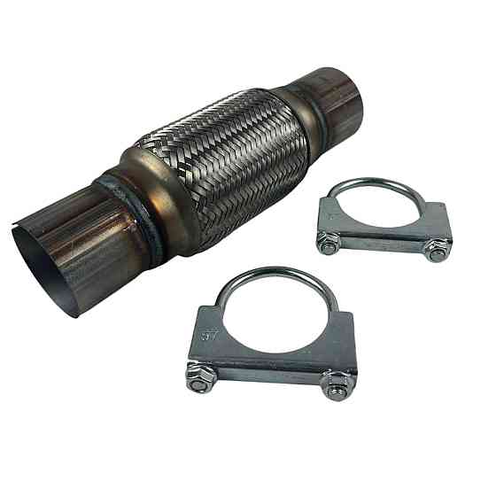 Гофра 55х150x250 крепление под хомут в сборе AGK глушителя Мукачево