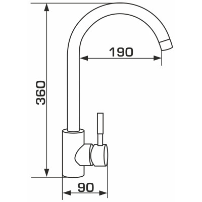 Смеситель GRANADO Elche LUX white (gz0105L) Винница - изображение 7