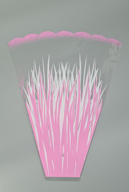 Упаковка конус під квіти h50/ 9низ/45верх"Каме" малиновий 161(3) (100 шт) Харків - фото 2