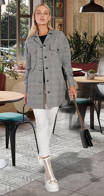 Сорочка в карту (52) Київ - фото 4