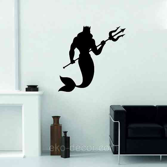 Декоративное настенное 3D Панно «Морской царь» Декор на стену с объемом Киев