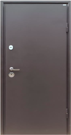 Двери входные Бастион Прайм Ескада 32 RAL 8019 / ПВХ Орех шеколадный 860х2050 мм Киев