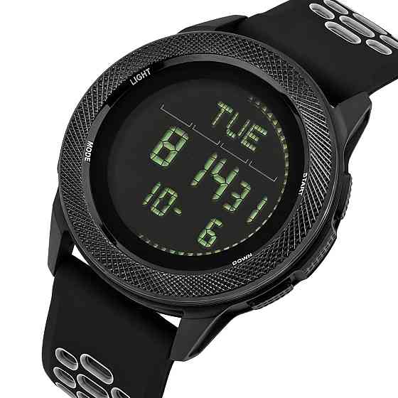 Часы мужские водостойкие тактические North Edge Nexus Flex Grey с компасом (2 ремешка) Винница