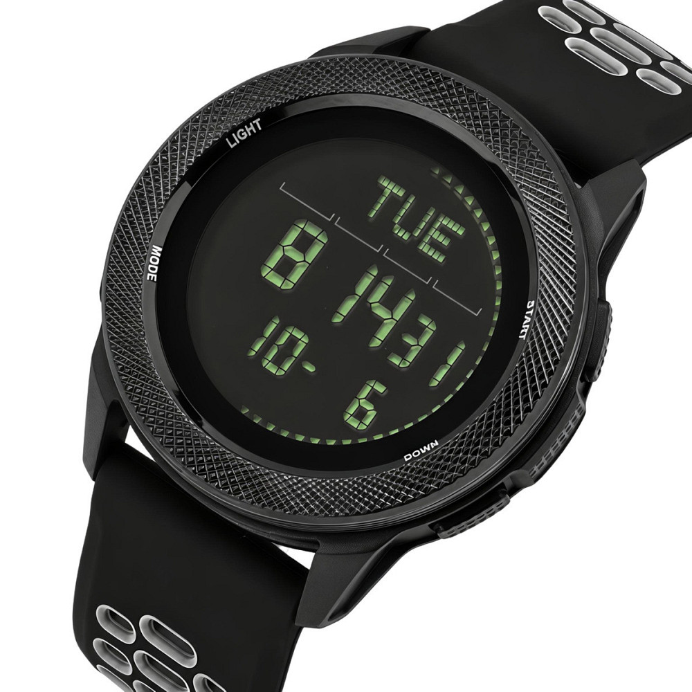 Часы мужские водостойкие тактические North Edge Nexus Flex Grey с компасом (2 ремешка) Винница - изображение 2