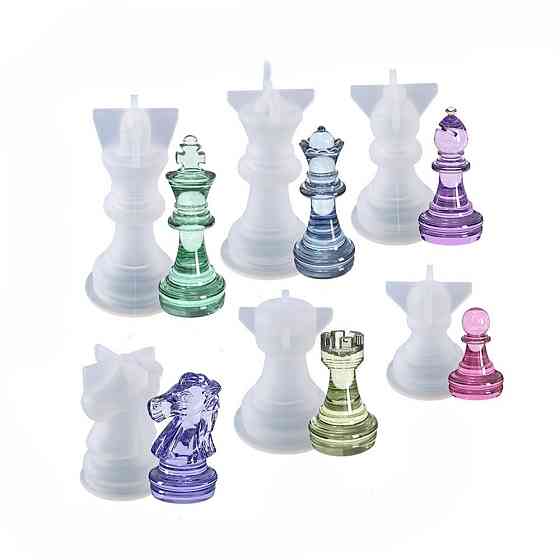 Молд силіконовий Шахи універсальний сірий Київ