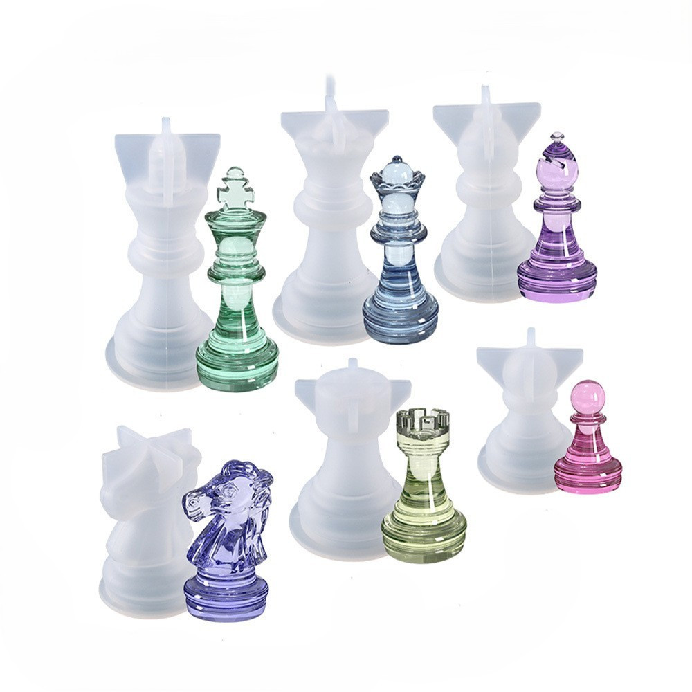 Молд силиконовый Шахматы универсальный серый Киев - изображение 1