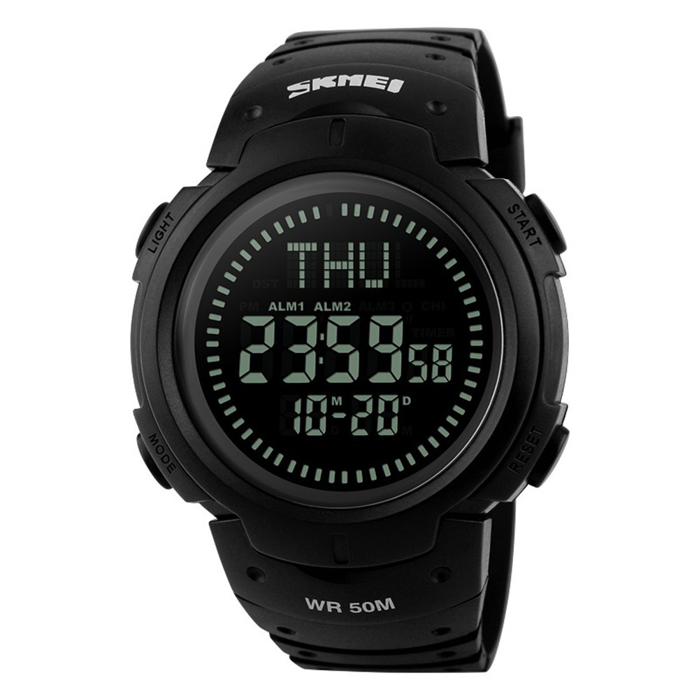Skmei 1231BK All Black Smart Watch + Co,ass SBR Київ - фото 1