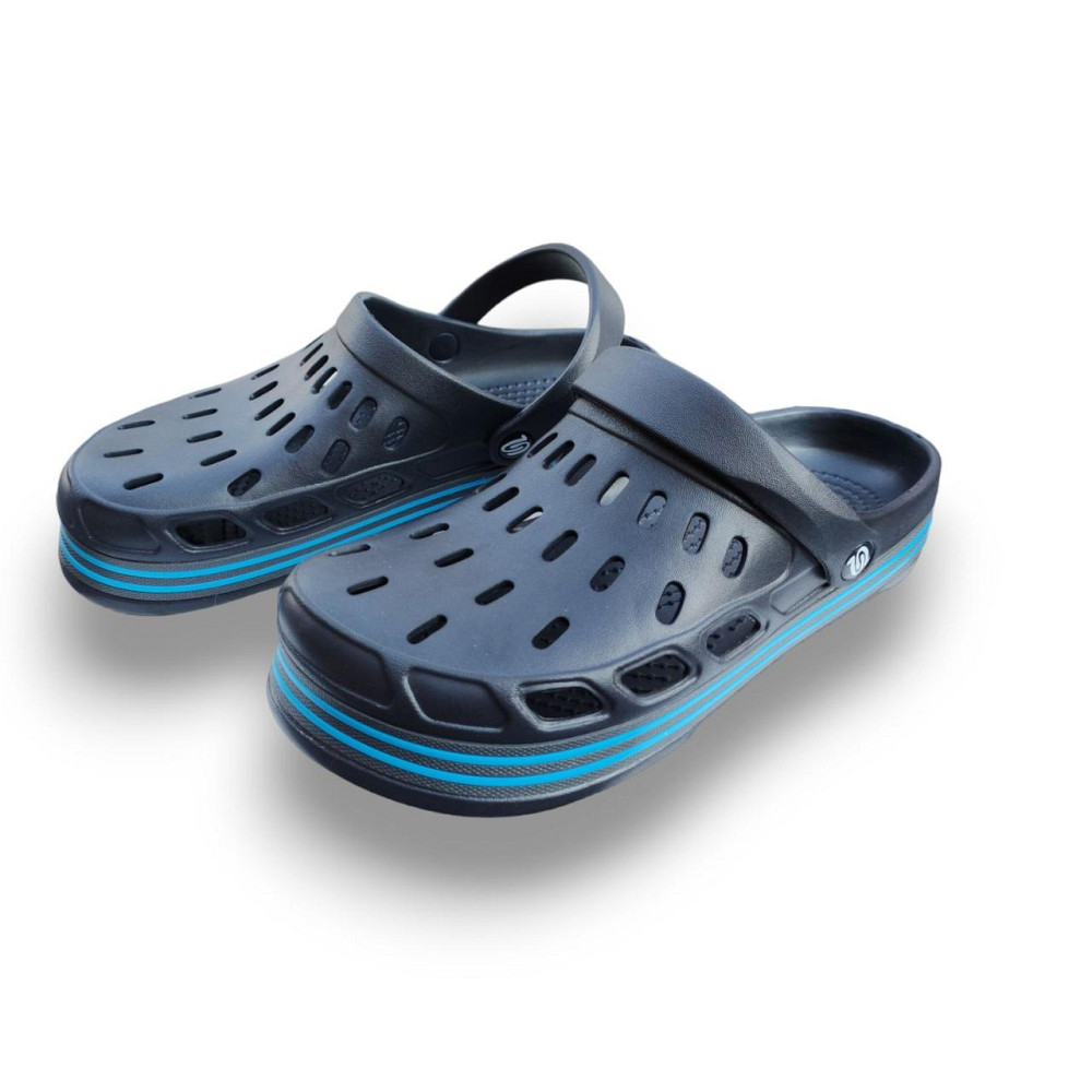 Мужские кроксы синие много дырок сабо Одесса - изображение 2