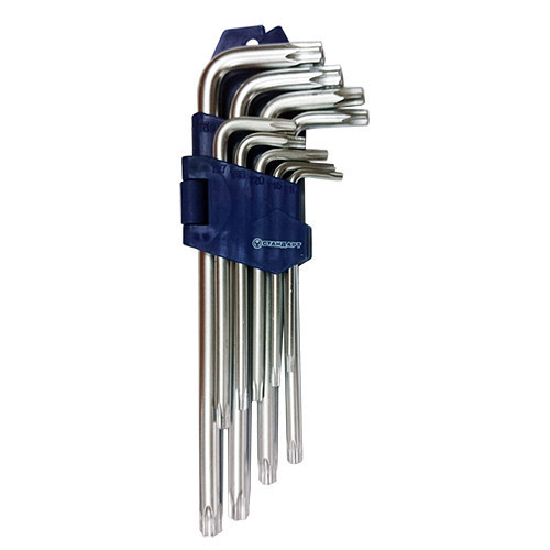 Ключи TORX Г-образные длинные с отверстием 9ед. СТАНДАРТ TKS0902 Чернигов - изображение 1