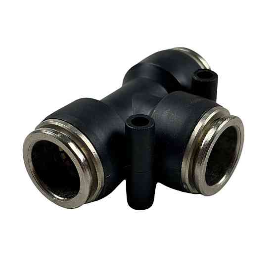 Аварійне метал+пластик трійник 16x16x16 з'єднання Мукачево