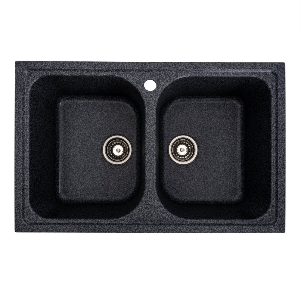 VALESO Гранітна мийка для кухні VALESO EQUATORIA 7950 матова Графіт Київ - фото 2