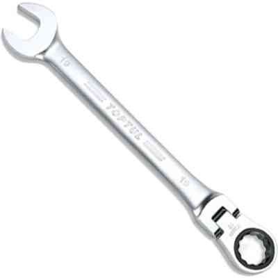 Ключ Toptul тріскачковий ріжково-накидний з шарніром 19мм, 248мм (AOAH1919) Вінниця