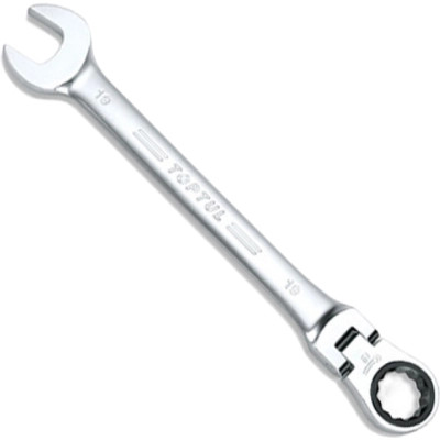 Ключ Toptul тріскачковий ріжково-накидний з шарніром 19мм, 248мм (AOAH1919) Вінниця - фото 1