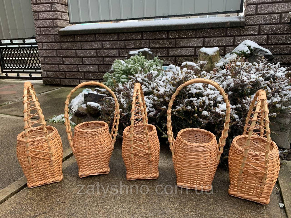 Корзина из лозы под литровую банку на выбор Киев - изображение 3