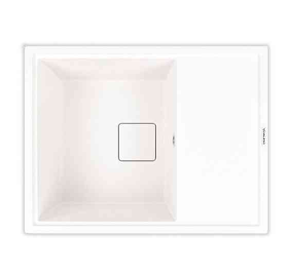 VALESO Кухонна мийка гранітна 6550 ESTERIS VALESO білосніжна Коломыя