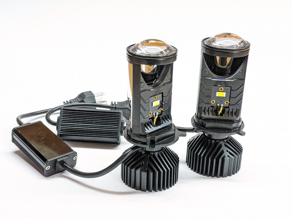 BI-LED лінзи H4 40W 12-24V 5000K 8000 Lm. Авто лінзи (Діоди LG Korean) Харків - фото 3