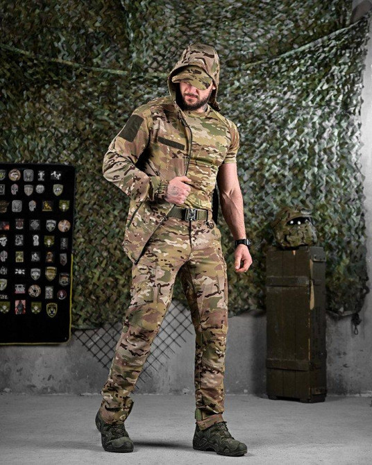 Літній еластичний тактичний костюм hunger 5в1 мультикам ДЛ7083 Одеса - фото 3