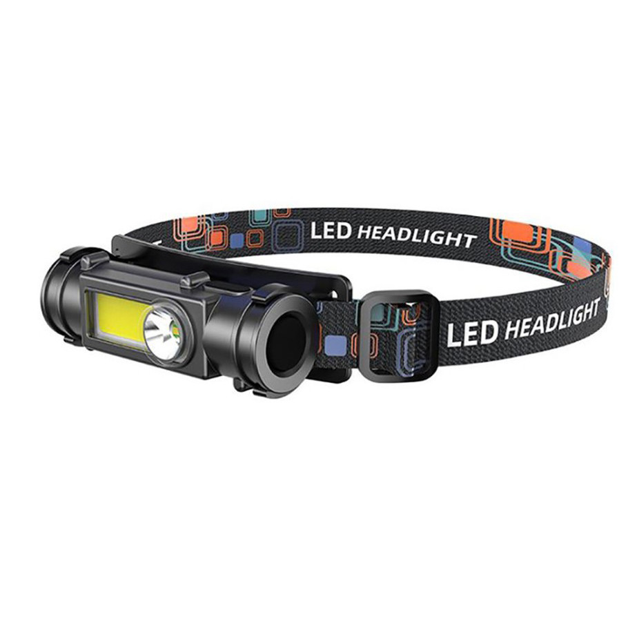 Водонепроникний акумуляторний налобний світлодіодний ліхтар WATTON WT-249 на 150 люмен із вбудованою батареєю Кам'янець-Подільський - фото 1