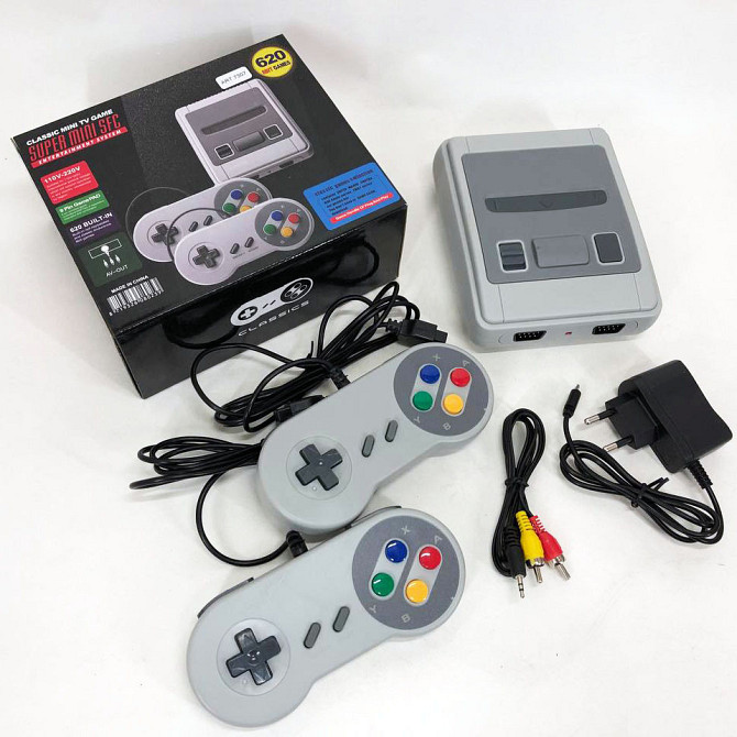 Ігрові приставки тетріс Game Box Dendy Super Mini, Ігрова консоль приставка GK-277 два джойстики Київ - фото 8