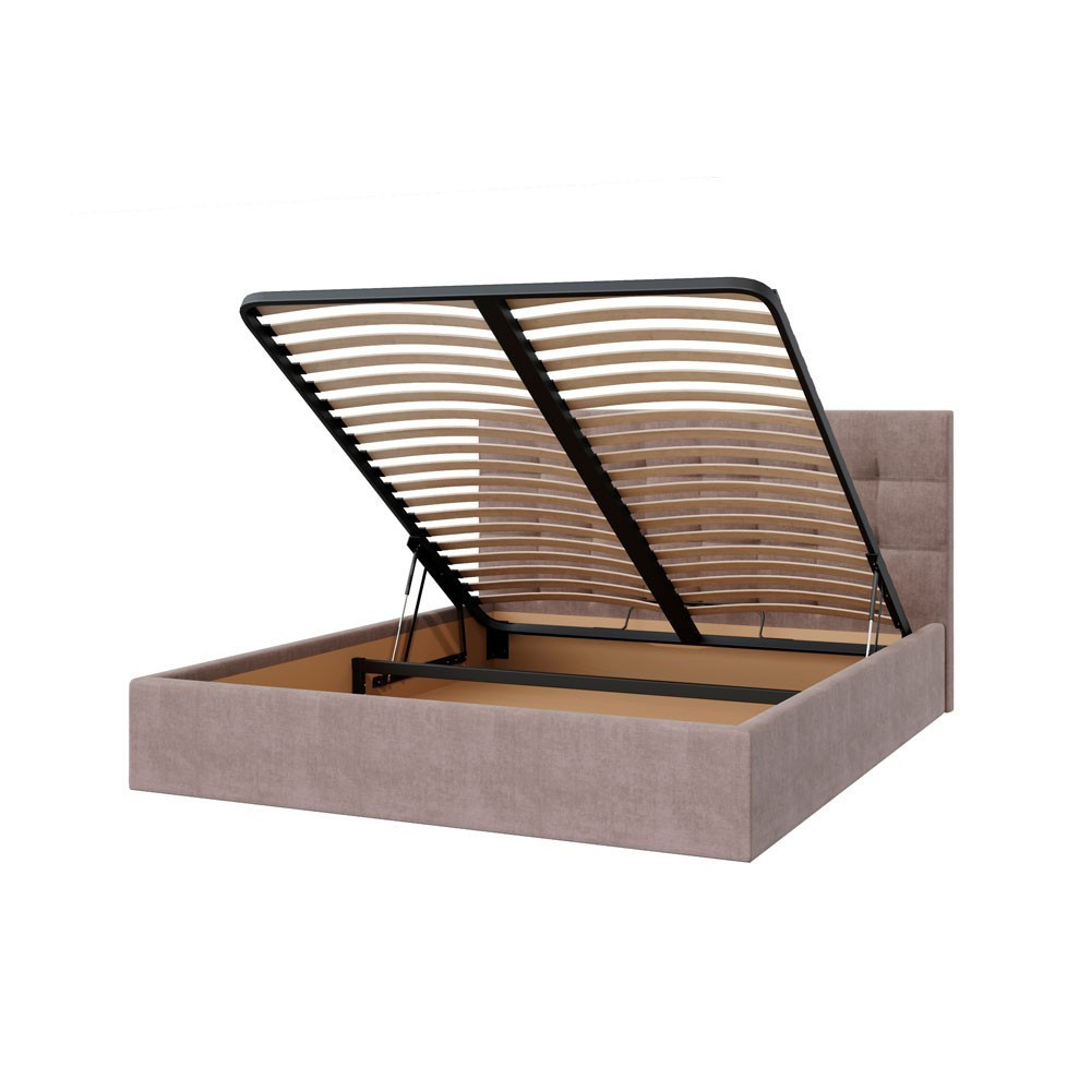 Ліжко Chester NewDesign Simple Comfort з нішею для білизни з нішею для білизни 140x190 світло-рожевий Київ - фото 5