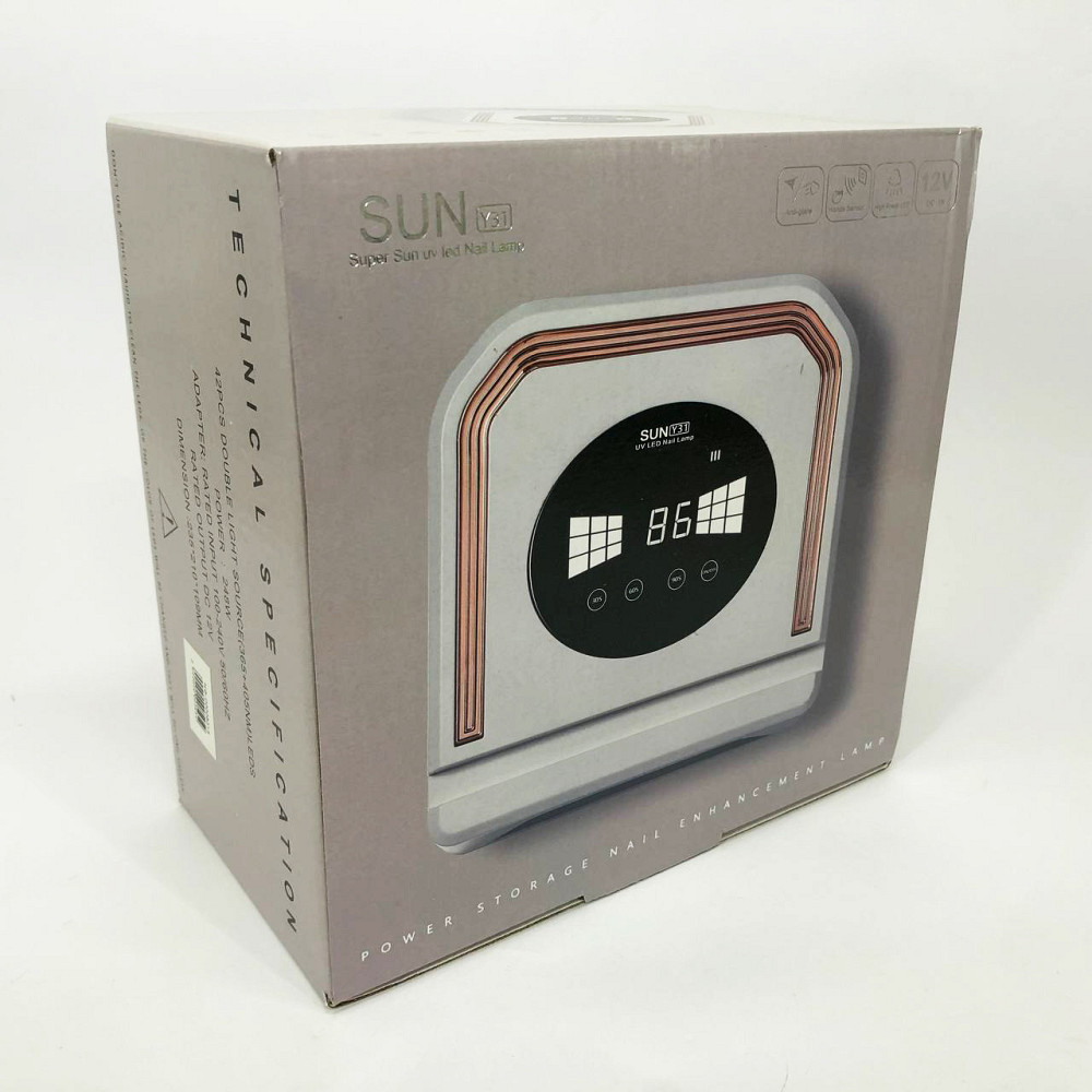 Манікюрна світлодіодна лампа для полімеризації гель-лаків, Професійна сушка для нігтів LN-32 Львів - фото 1