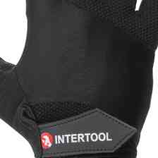 Рукавички без пальців, з козячої шкіри, розмір 10, гелеві та гум. вставки, фіксація ремінцем, чорні Мукачево