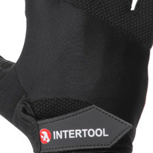 Рукавички без пальців, з козячої шкіри, розмір 10, гелеві та гум. вставки, фіксація ремінцем, чорні Мукачево - фото 1