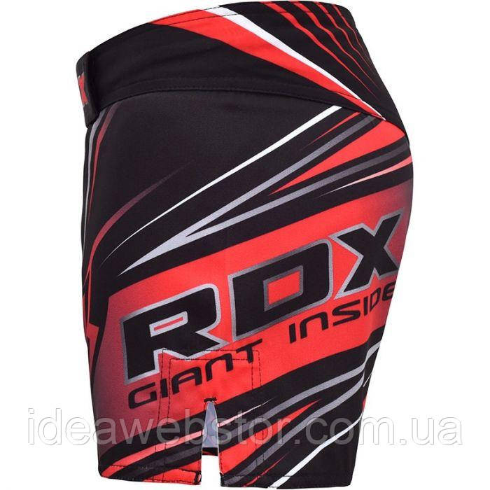 Шорти MMA RDX R8 Red L червоні бойцеві шорти для ММА тренувань і єдиноборств з еластичною тканиною та свободою рухів Київ - фото 15