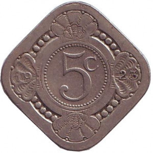 Монета 5 центів. 1923 рік, Нідерланди. Полтава - фото 1