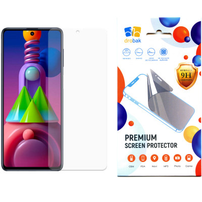 Стекло защитное Drobak Samsung Galaxy M52 5G (616140) Винница - изображение 1