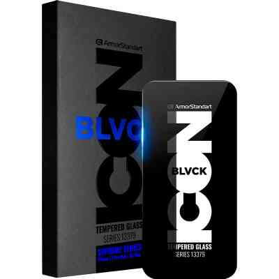 Стекло защитное Armorstandart Supreme Black Icon 3D Apple iPhone 13 Pro Max (ARM60016) Винница
