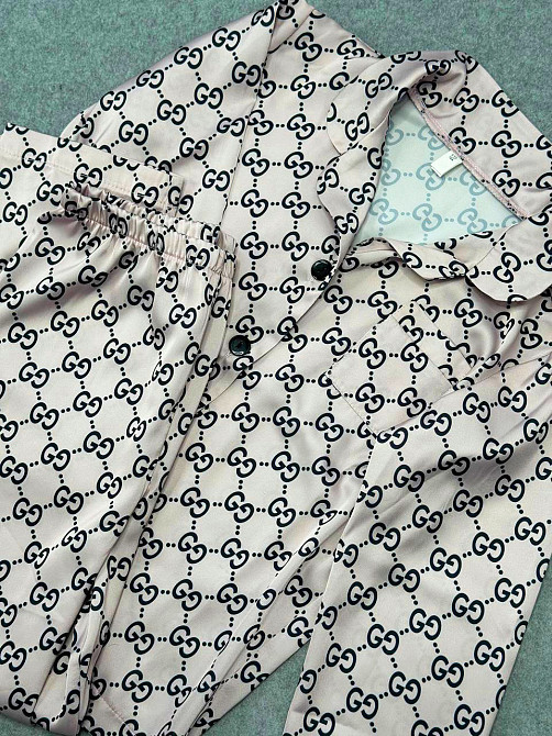 Детская пижамка из сатина Пудровый Гуччи 122-128 Харьков - изображение 6