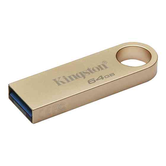 Флеш-накопичувач Kingston USB 3.2 SE9 G3 64GB 220MB/s Metal/Gold Київ
