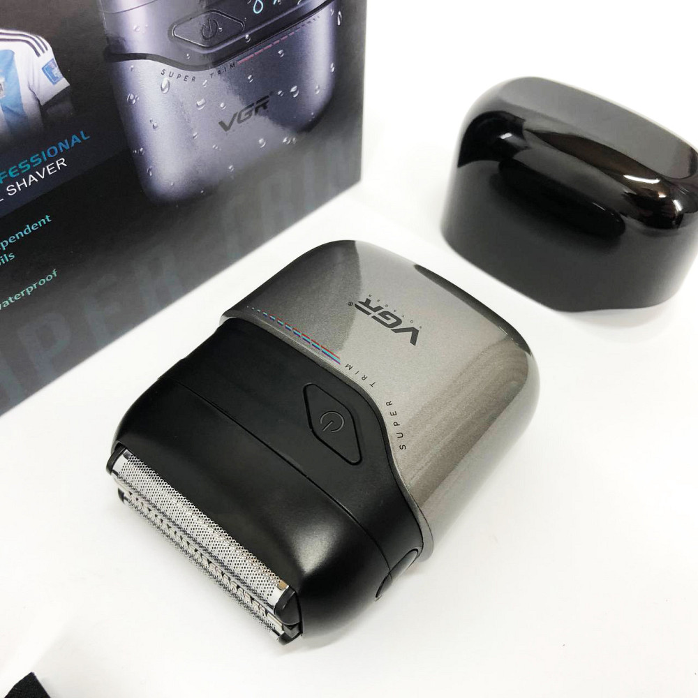 Електробритва для догляду за бородою, Електронна бритва для бороди, Компактна електробритва чоловіча AD-74 Львів - фото 4