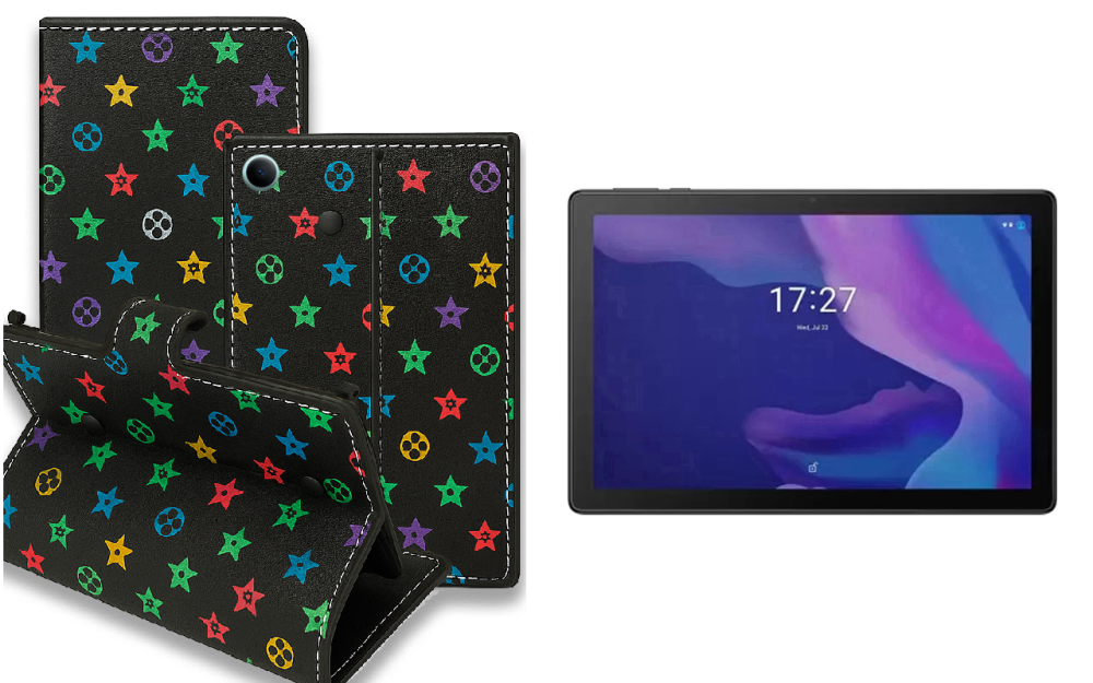 Книжка-трансформер для планшета Alcatel Tkee Max (8095), колір Black Lyi Black Київ - фото 1