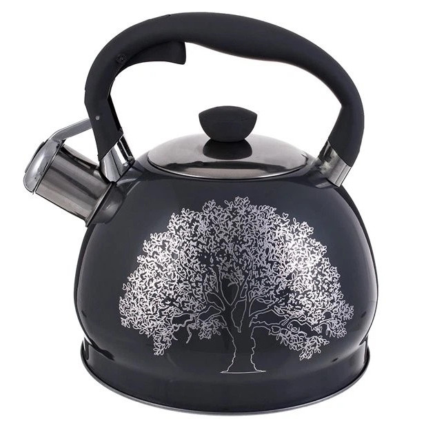 Современный чайник со свистком Edenberg, Чайник для плиты с громким свистком Кухонный газовый DE-47 Львов - изображение 1