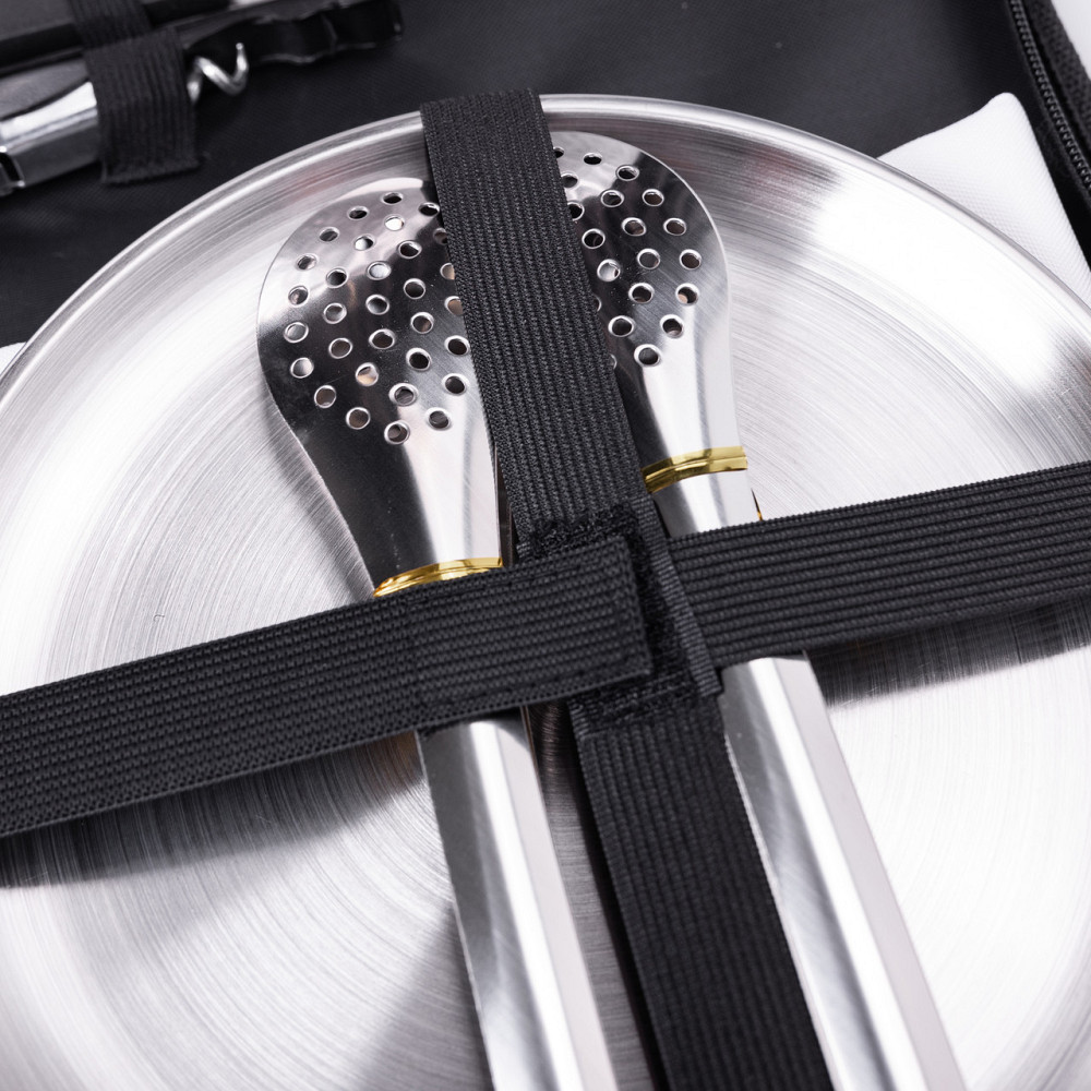 Набір посуду для пікніка на 4 особи 24 предмети Сріблястий HP-21-1 Коломия - фото 6