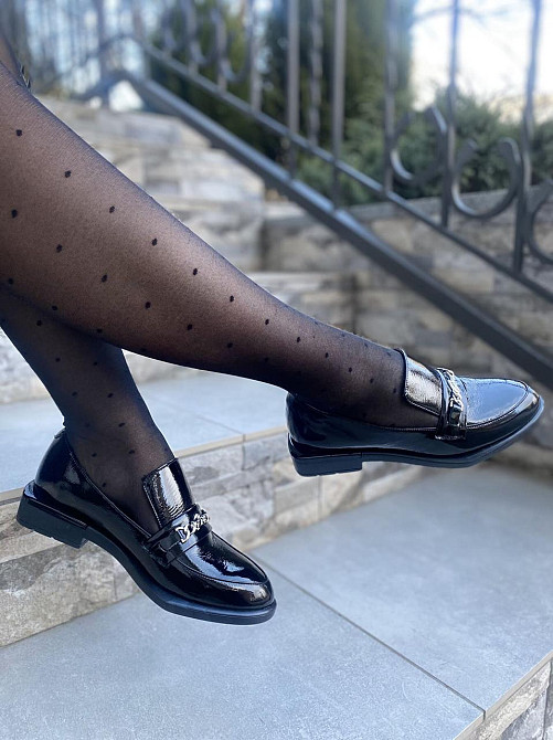 GINA ORIGINAL Туфлі жіночі GINA ORIGINAL 6884 чорні (весна-осінь, шкіра лакована) (4300) 36-40 Коломия - фото 10