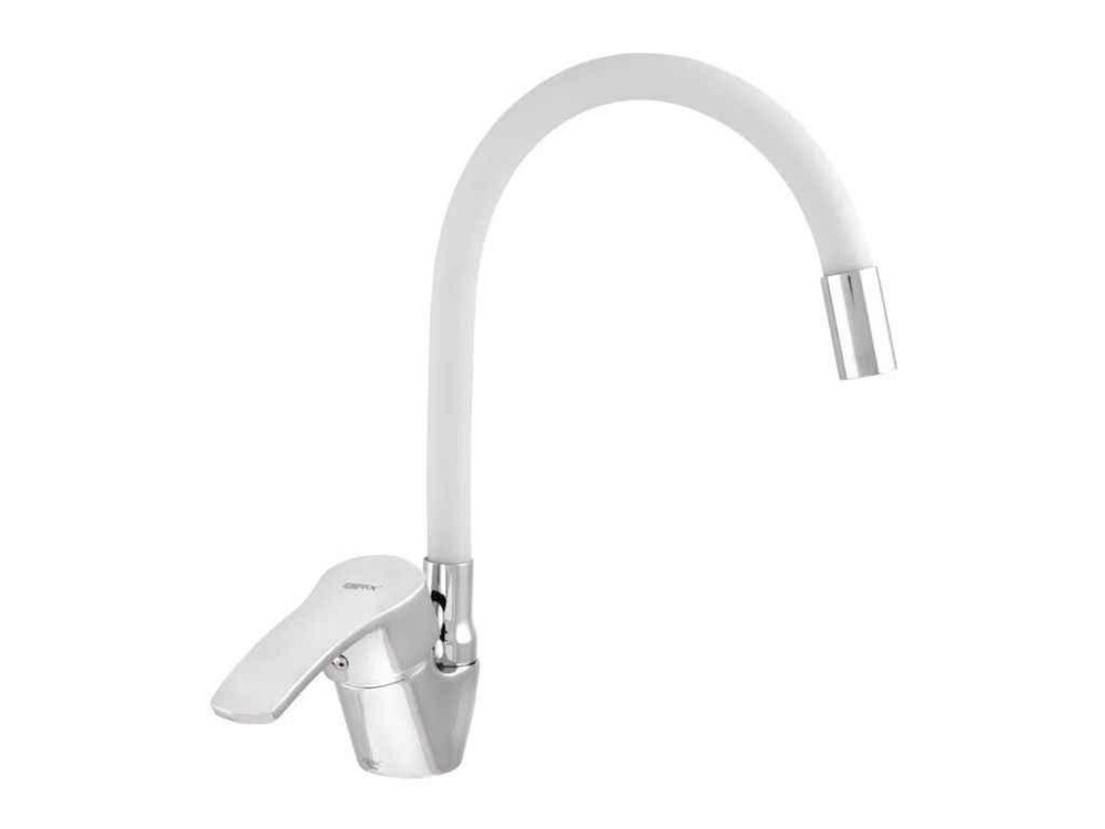 Змішувач на мийку білий YUB 279 REFLECTOR WHITE ТМ ZERIX Київ - фото 1