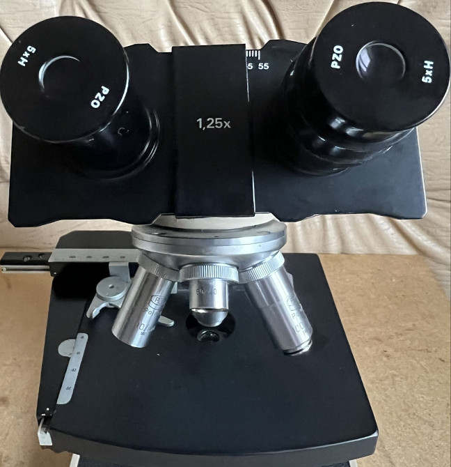 Мікроскоп PZO з освітлювачем ОЕ-1 в ідеальному стані ! Харків - фото 5