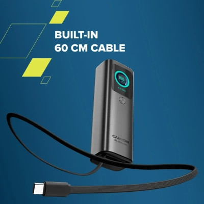 Батарея универсальная Canyon 20000mAh OnPower 265 PD/100W (CNS-CPB265DG) Винница - изображение 3