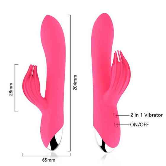 Вібратор кролик для точки G і клітора Mr. Rabbit фуксія Вінниця