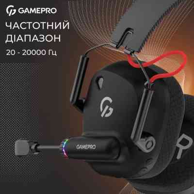 Навушники GamePro Genesis Mercury Pro 3-Mode Black (HSW120B) Вінниця