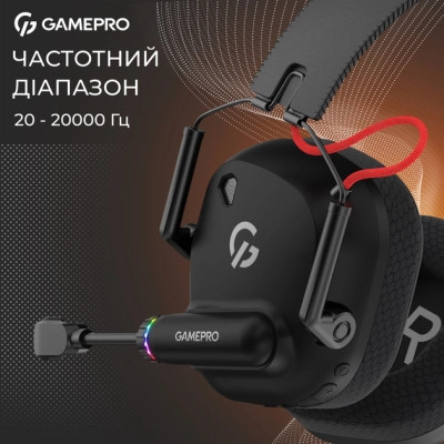 Наушники GamePro Genesis Mercury Pro 3-Mode Black (HSW120B) Винница - изображение 6