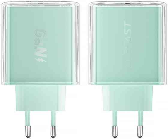 Зарядний пристрій 3xUSB 65W (2xUSB-C+USB-A) Gan A45 Fast Charger Mountain mist Acefast Винница
