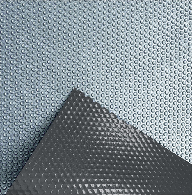 Солярное покрытие Aquajoy Platinum Bubbles Gray 500 мкм. ширина 5 м (50 пог. м). серебристый/серый Киев - изображение 2