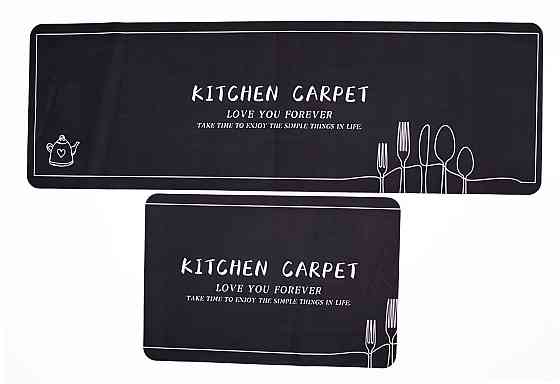 Yiwu Набір кухонних килимків 2 шт протиковзкі вологостійкі HP-42-14B Коломыя