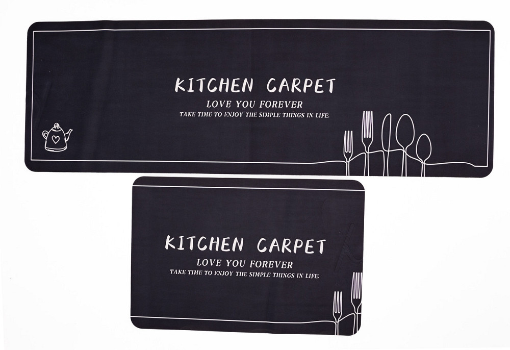 Yiwu Набір кухонних килимків 2 шт протиковзкі вологостійкі HP-42-14B Коломыя - изображение 1